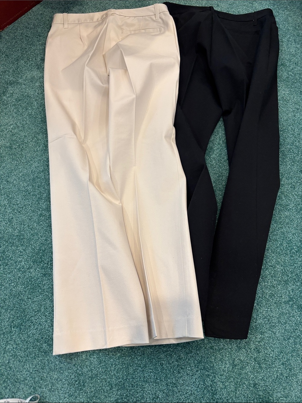 Gap Women Size 6 Classic Fit Bootcut Trousers Bundle Black & Cream EUC - Picture 3 of 3
